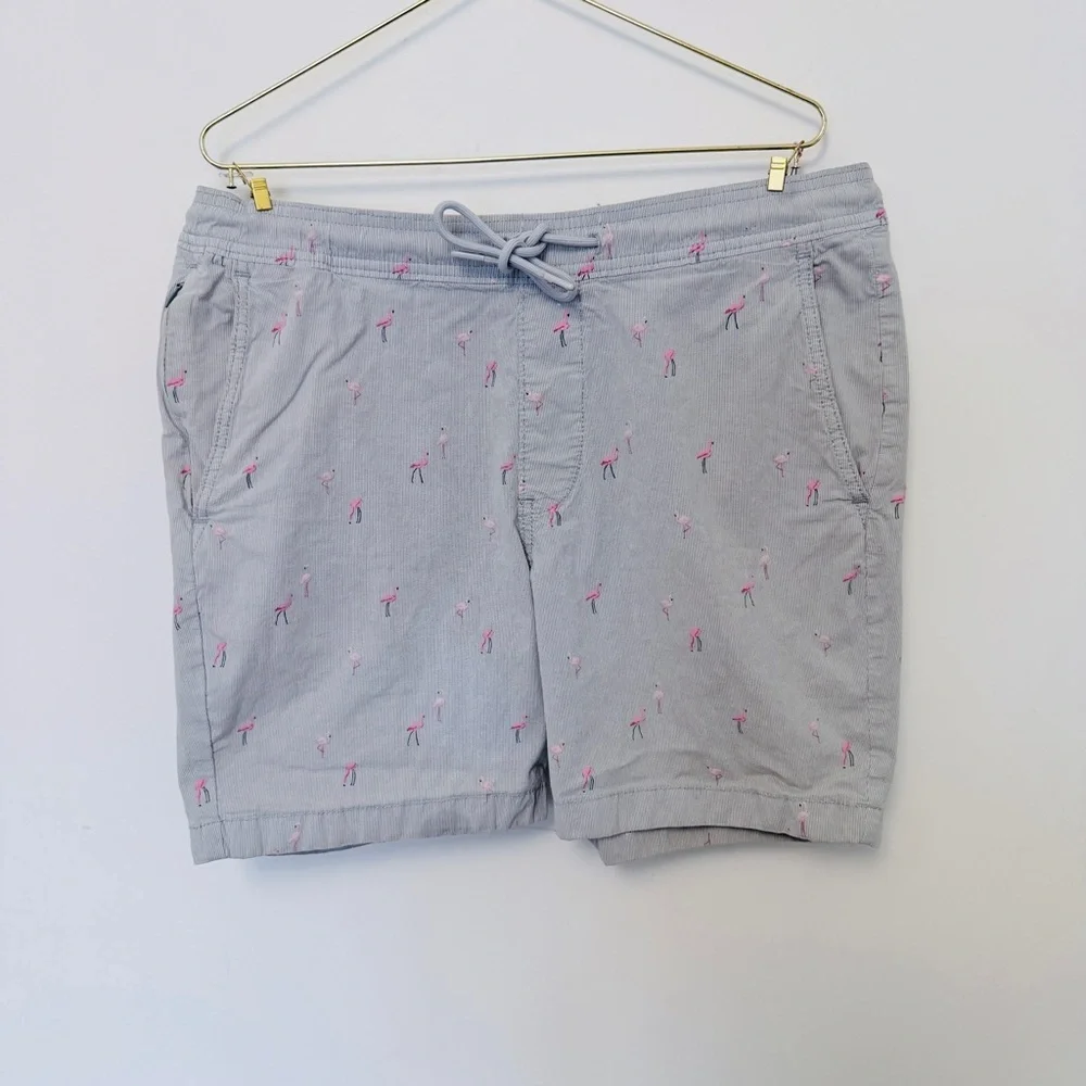 Hollister Men’s Fun Y2K Pink Flamingo Dress Golf Summer Wedding Shorts 🦩 - Picture 1 of 5